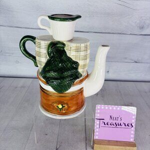 Vintage 90 Cardinal Inc. INTERNATIONAL COFFEE BLEND SWISS MOCHA Ceramic Tea Pot